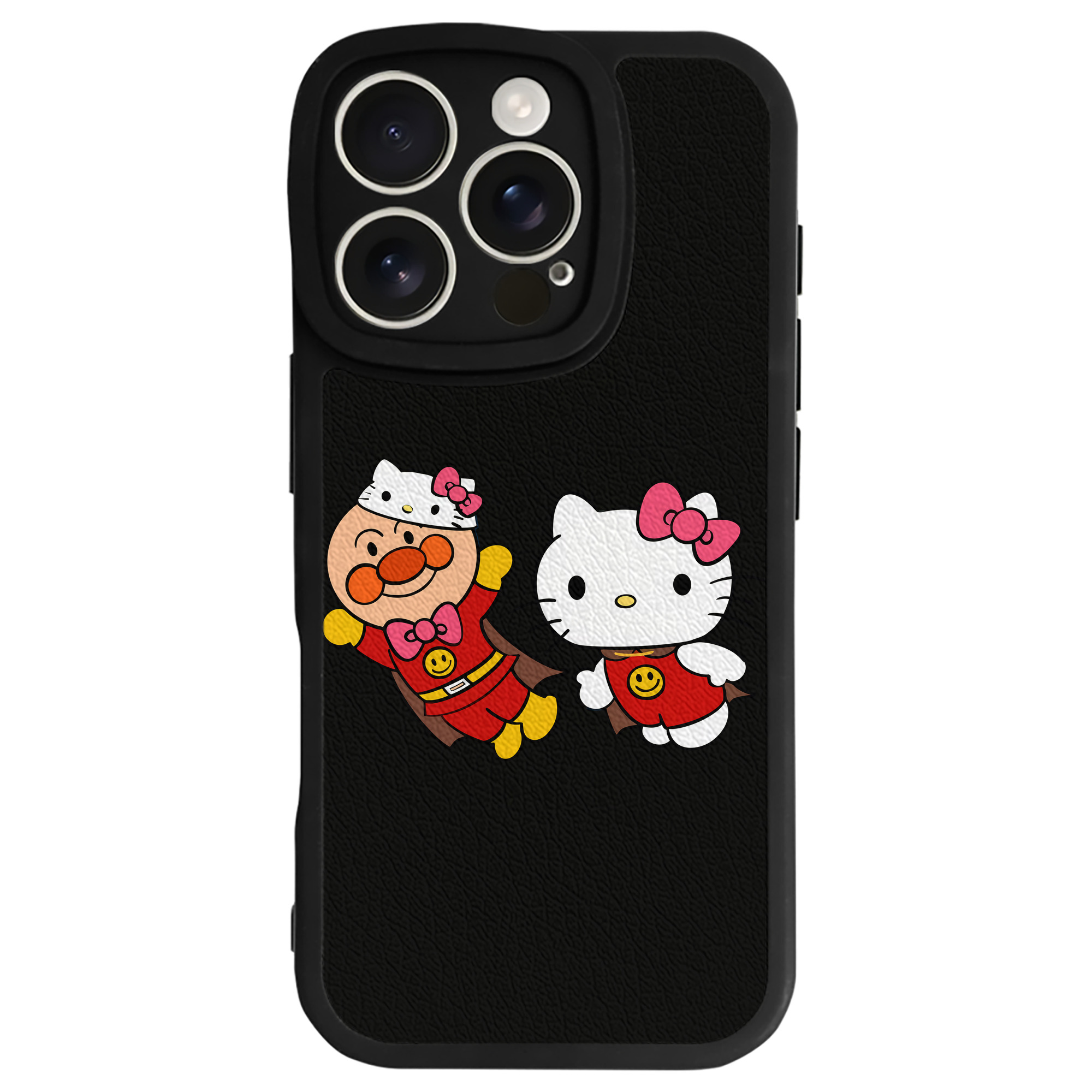 （画像用） アンパンマン Anpanman 【iPhone 16シリーズ対応】シリコンスマホケース（レザー調） 材質：シリコン